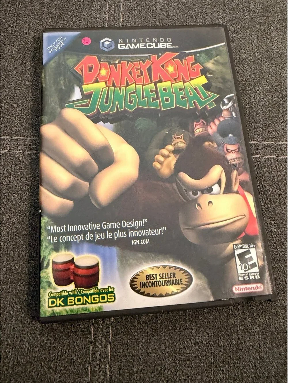 Donkey Konga w/ Bongos for Nintendo GameCube